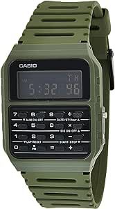 Casio CA-53WF-3B Calculator Green Digital Mens Watch Original New Classic CA-53, 43.2?34.4?8.2mm (CA-53WF-3BDF)