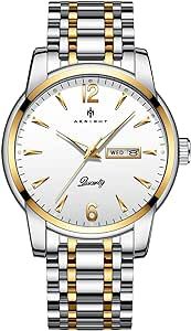 BENYAR Mens Watches, Waterproof Chronograph Analog Quartz Movement Men's Wrist Watch, Fashion Business Easy Read Luminous Watches for Men with Calendar