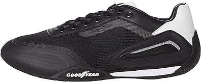 Goodyear Overdrive Racing Sneaker for Men, Pair, Athletic Auto Racing Footwear with Non-Slip EVA Rubber Soles, PU Leather Upper, Mesh Lining