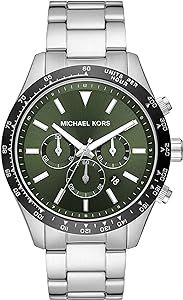 Michael Kors Layton Men's Watch, Stainless Steel Chronograph Watch for Men